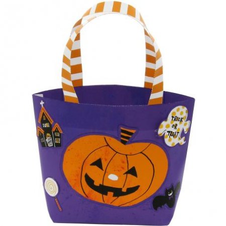 Фиолетовая сумка на Хэллоуин