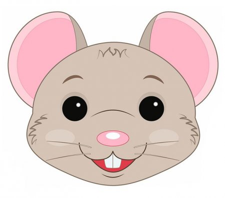 Маска мышки для детей