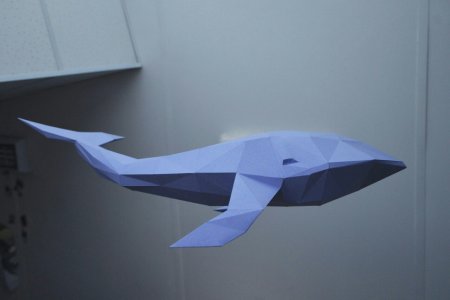 Паперкрафт кита