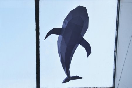 Паперкрафт кита