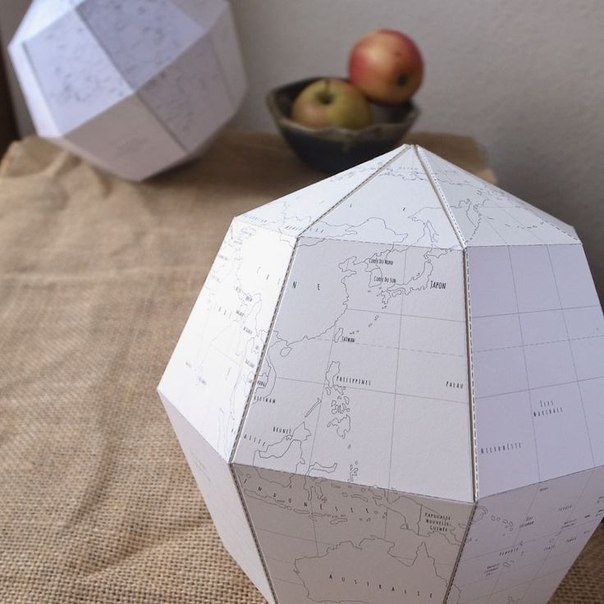 Как сделать глобус из бумаги?