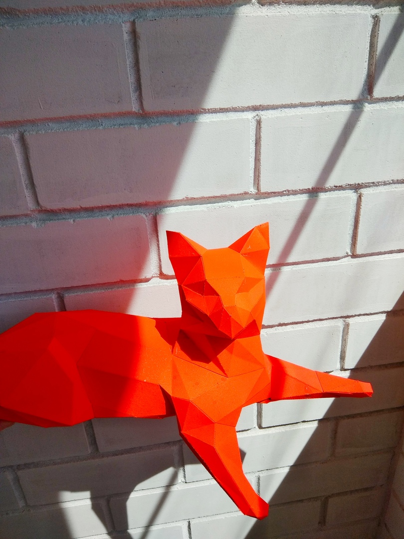 Оригами мудрого кота