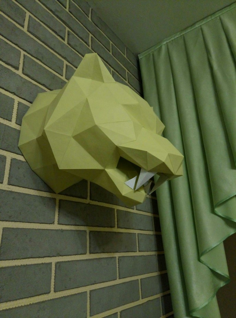 Голова тигра на стену
