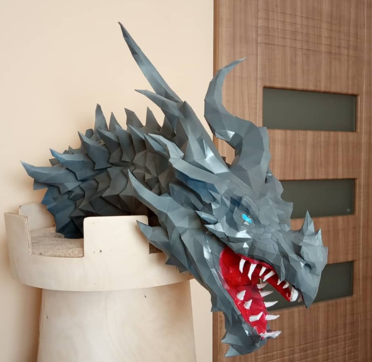 Голова дракона из Скайрим