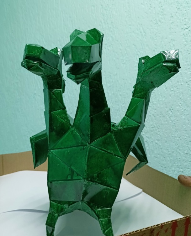 Как сделать змею-оригами из бумаги