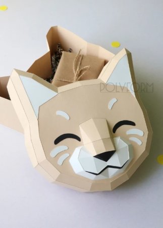 Подарочная коробка кошка