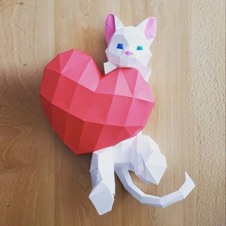 Кот с сердцем (Cat with heart)